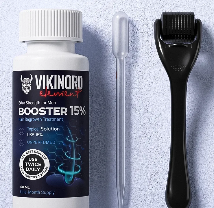 VIKINORD BOOSTER 15%, пипетка и мезороллер